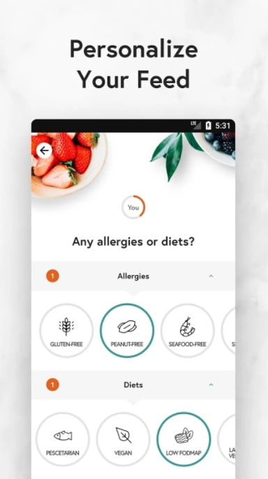 food allergies apps