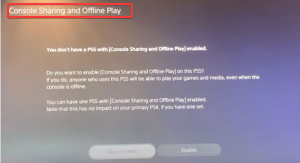 How To Set PS5 As a Primary Console