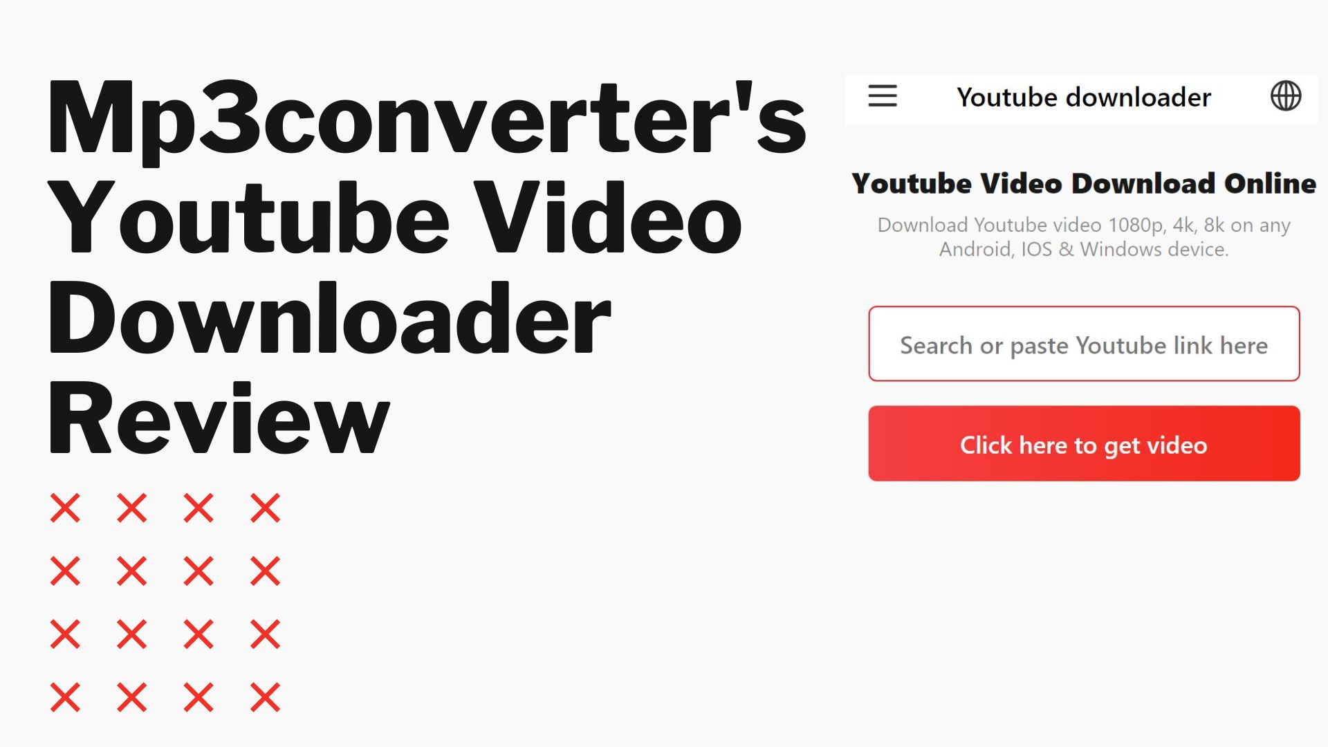 Mp3converter's Youtube Video Downloader Review by Technical Explore