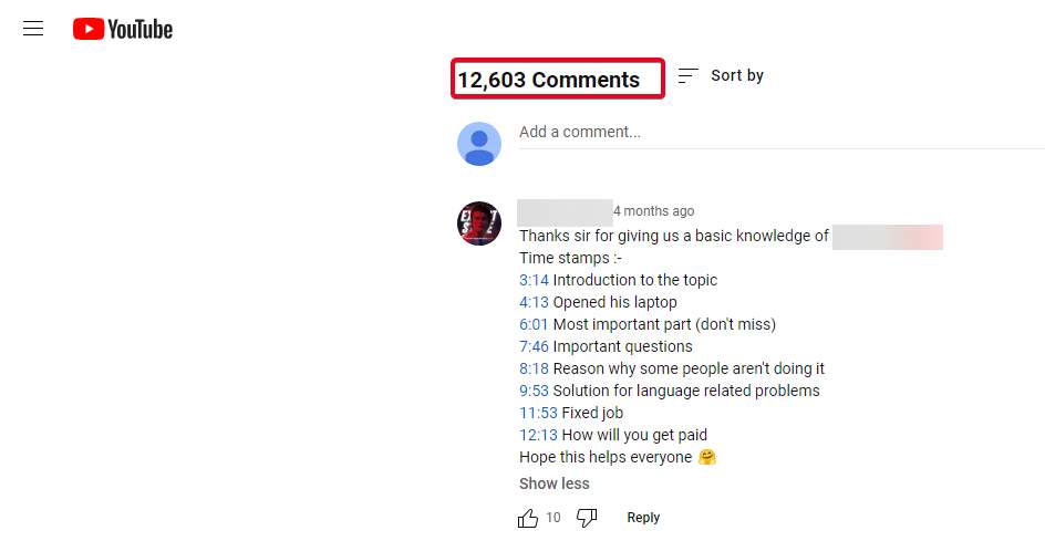 How To Timestamp YouTube Comments in 2024