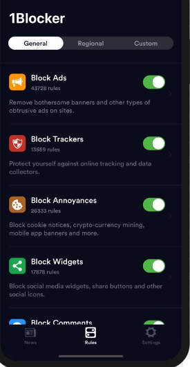 1blocker ad blocker app review