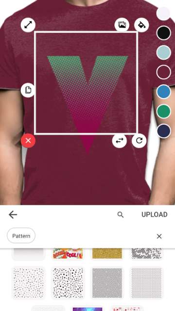 yayPrint Tshirt design app